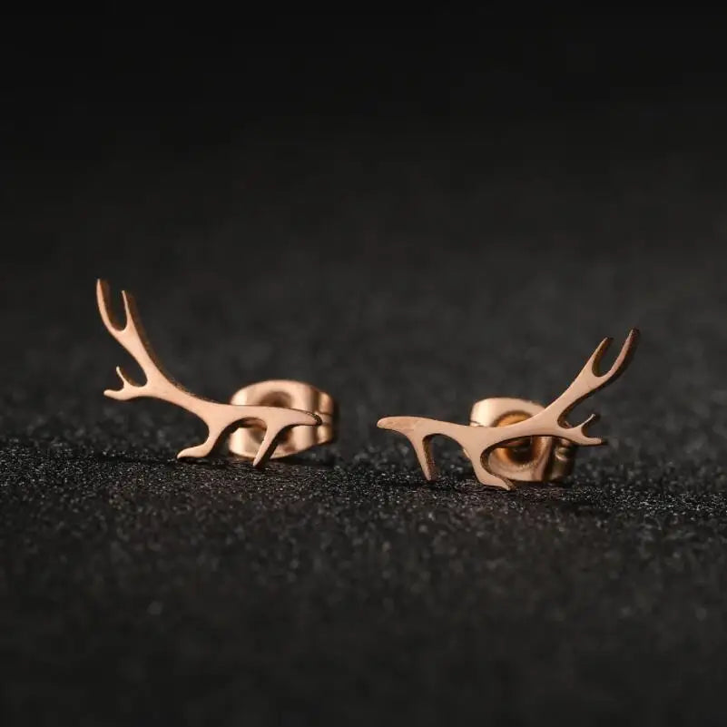 Antler Stud Earrings