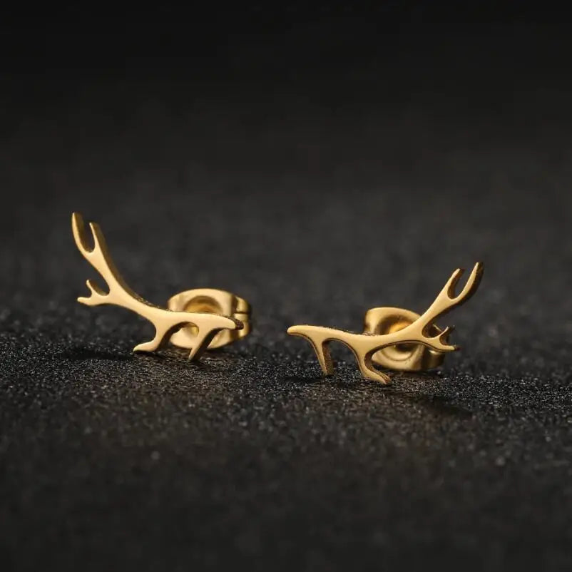 Antler Stud Earrings
